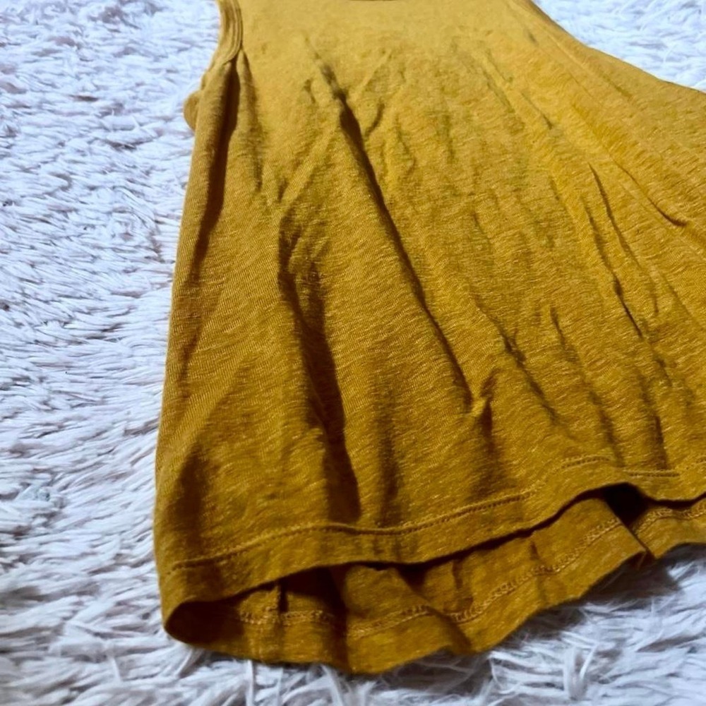 100% Linen Flowy Breathable Lightweight Boho Lagenlook Granola Tank Womens M - Picture 3 of 5
